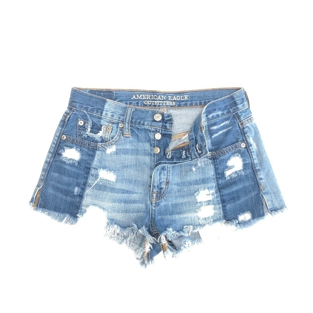American Eagle Vintage Hi-Rise Festival Distressed